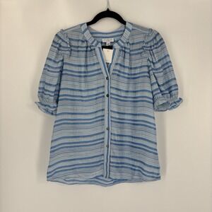 NWT Current Air Striped Blouse - Size Large
